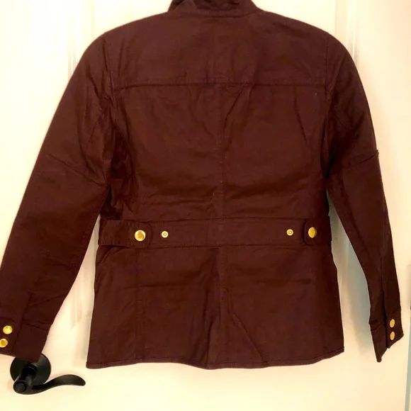 J Crew Maroon Jacket PXS - Picture 2 of 3